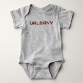 Universiteit van Albany Wordmark Romper (Voorkant)