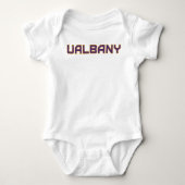 Universiteit van Albany Wordmark Romper (Voorkant)