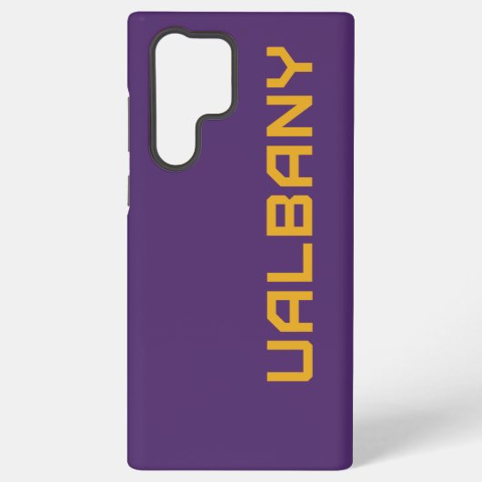 Universiteit van Albany Wordmark Samsung Galaxy Hoesje (Achterkant)