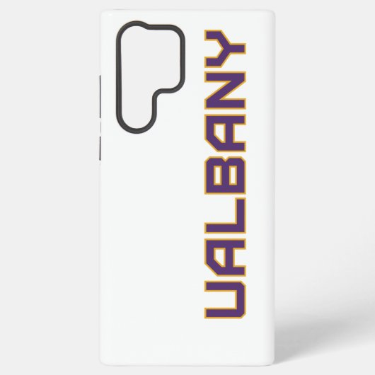 Universiteit van Albany Wordmark Samsung Galaxy Hoesje (Achterkant)