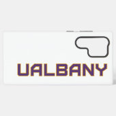 Universiteit van Albany Wordmark Samsung Galaxy Hoesje (Achterkant horizontaal)