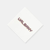 Universiteit van Albany Wordmark Servet (Hoek)