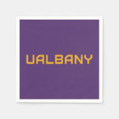 Universiteit van Albany Wordmark Servet (Voorkant)