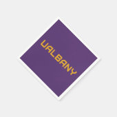 Universiteit van Albany Wordmark Servet (Hoek)