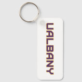 Universiteit van Albany Wordmark Sleutelhanger (Voorkant)