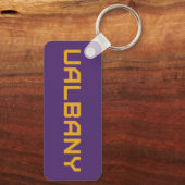 Universiteit van Albany Wordmark Sleutelhanger (Achterkant)