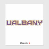 Universiteit van Albany Wordmark Sticker (Vel)
