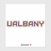 Universiteit van Albany Wordmark Sticker (Vel)
