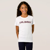 Universiteit van Albany Wordmark T-shirt (Voorkant volledig)