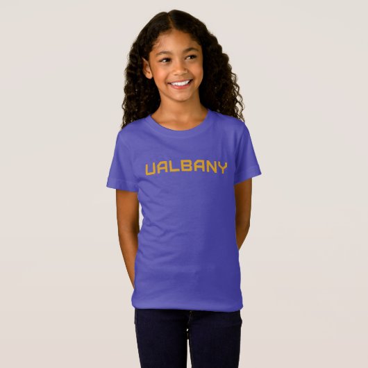 Universiteit van Albany Wordmark T-shirt (Voorkant volledig)