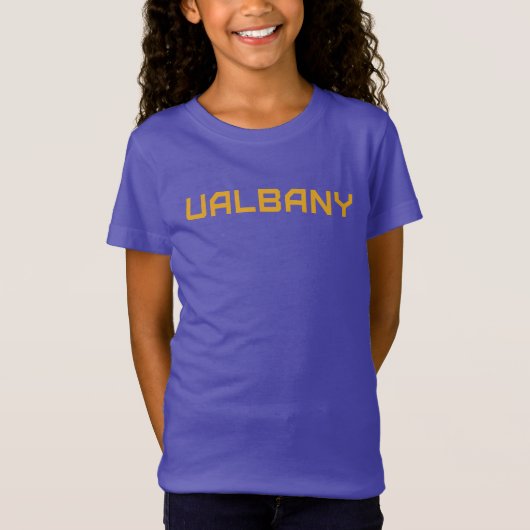 Universiteit van Albany Wordmark T-shirt (Voorkant)