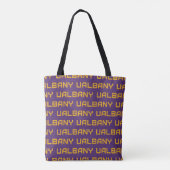 Universiteit van Albany Wordmark Tote Bag (Achterkant)