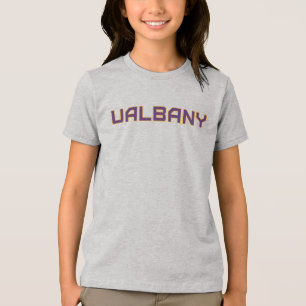 Universiteit van Albany Wordmark Tri-Blend Shirt