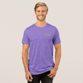 Universiteit van Albany Wordmark Tri-Blend Shirt (Voorkant volledig)