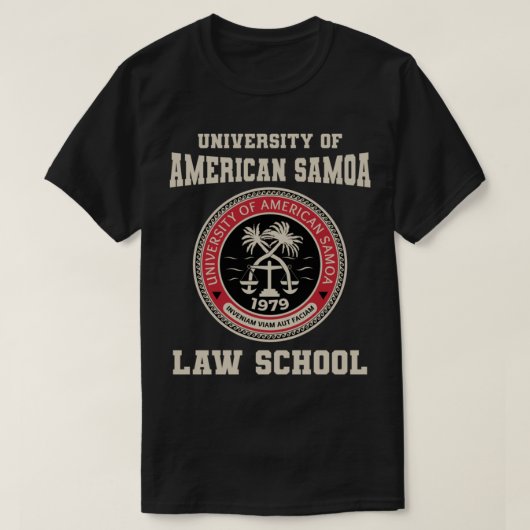 Universiteit van American Samoa Law School Pullove T-shirt (Design voorkant)