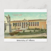 Universiteit van Athene, briefkaart (Voorkant)