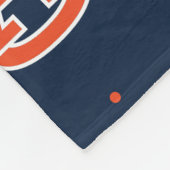 Universiteit van Auburn | vakantiepatroon Fleece Deken (Hoek)