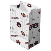 Universiteit van Auburn | vakantiepatroon Medium Cadeauzakje (Voorkant Gekanteld)