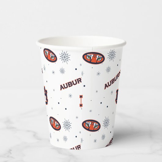 Universiteit van Auburn | vakantiepatroon Papieren Bekers (Rechts)