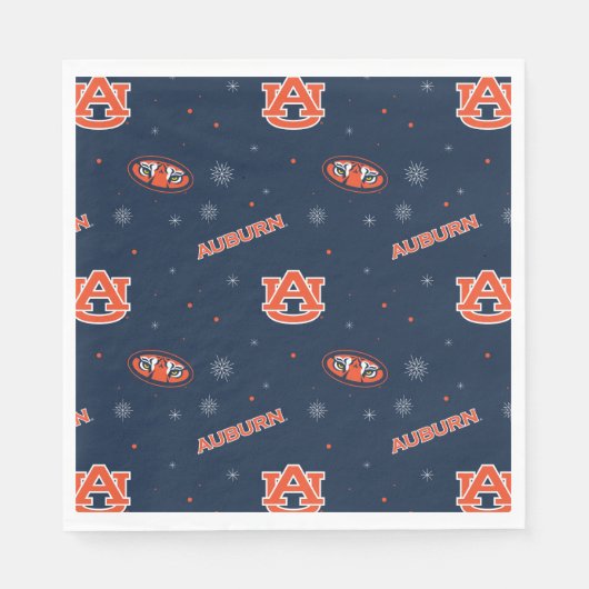 Universiteit van Auburn | vakantiepatroon Servet (Voorkant)