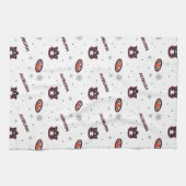 Universiteit van Auburn | vakantiepatroon Theedoek (Horizontaal)