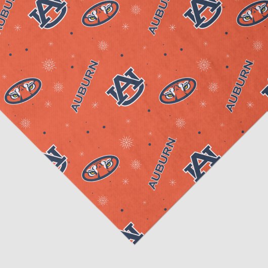 Universiteit van Auburn | vakantiepatroon Tissuepapier (Detail)