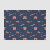 Universiteit van Auburn | vakantiepatroon Tissuepapier (Voorkant)