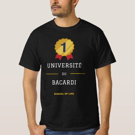 Universiteit van Bacardi T-shirt (Voorkant)
