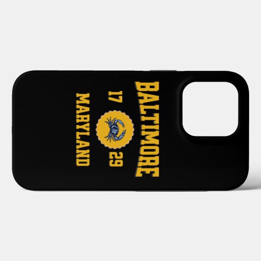 Universiteit van Baltimore Maryland Case-Mate iPhone Case (Achterkant (horizontaal))