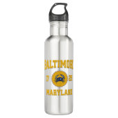 Universiteit van Baltimore Maryland Waterfles (Voorkant)