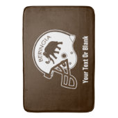 Universiteit van Beringia Football Badmat (Voorkant Verticaal)