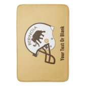 Universiteit van Beringia Football Badmat (Voorkant Verticaal)