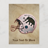 Universiteit van Beringia Football Briefkaart (Voorkant)