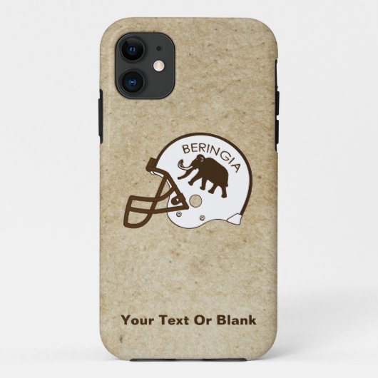 Universiteit van Beringia Football Case-Mate iPhone Case (Achterkant)