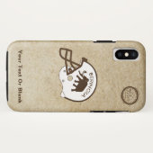 Universiteit van Beringia Football Case-Mate iPhone Case (Achterkant (horizontaal))