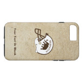 Universiteit van Beringia Football Case-Mate iPhone Case (Achterkant (Horizontaal))