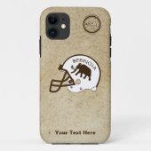 Universiteit van Beringia Football Case-Mate iPhone Case (Achterkant)