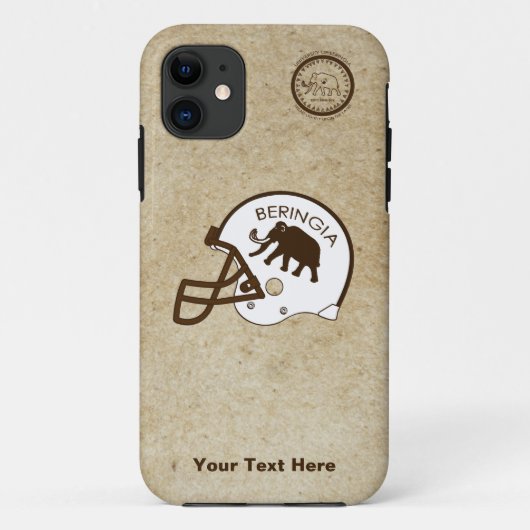 Universiteit van Beringia Football Case-Mate iPhone Case (Achterkant)