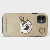 Universiteit van Beringia Football Case-Mate iPhone Case (Achterkant (horizontaal))