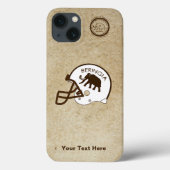 Universiteit van Beringia Football Case-Mate iPhone Case (Achterkant)