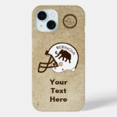 Universiteit van Beringia Football Case-Mate iPhone Case (Achterkant)