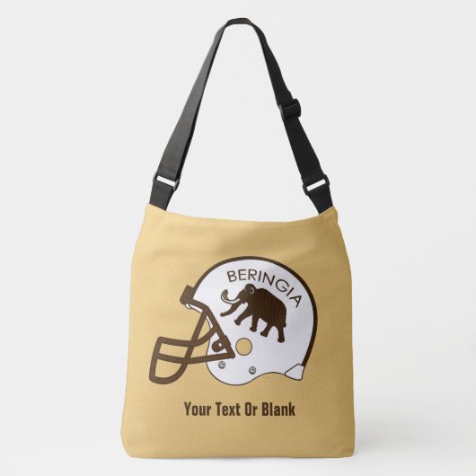 Universiteit van Beringia Football Crossbody Tas (Voorkant)