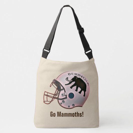 Universiteit van Beringia Football Crossbody Tas (Voorkant)