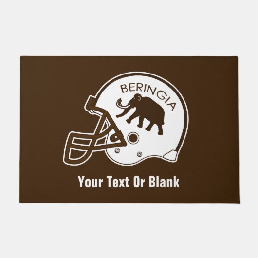 Universiteit van Beringia Football Deurmat (Voorkant)