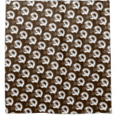 Universiteit van Beringia Football Douchegordijn (Voorkant)