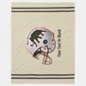 Universiteit van Beringia Football Fleece Deken (Voorkant)