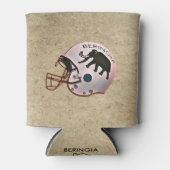 Universiteit van Beringia Football Helmet Blikjeskoeler (Voorkant)