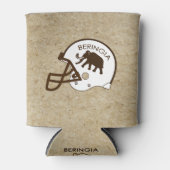 Universiteit van Beringia Football Helmet Blikjeskoeler (Voorkant)