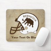 Universiteit van Beringia Football Helmet Muismat (Met muis)