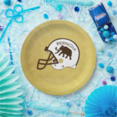 Universiteit van Beringia Football Helmet Papieren Bordje (Feest)